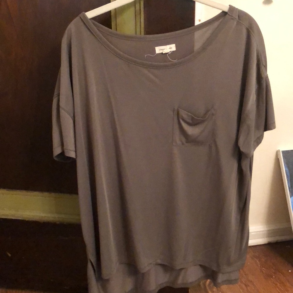 Flowy green shirt